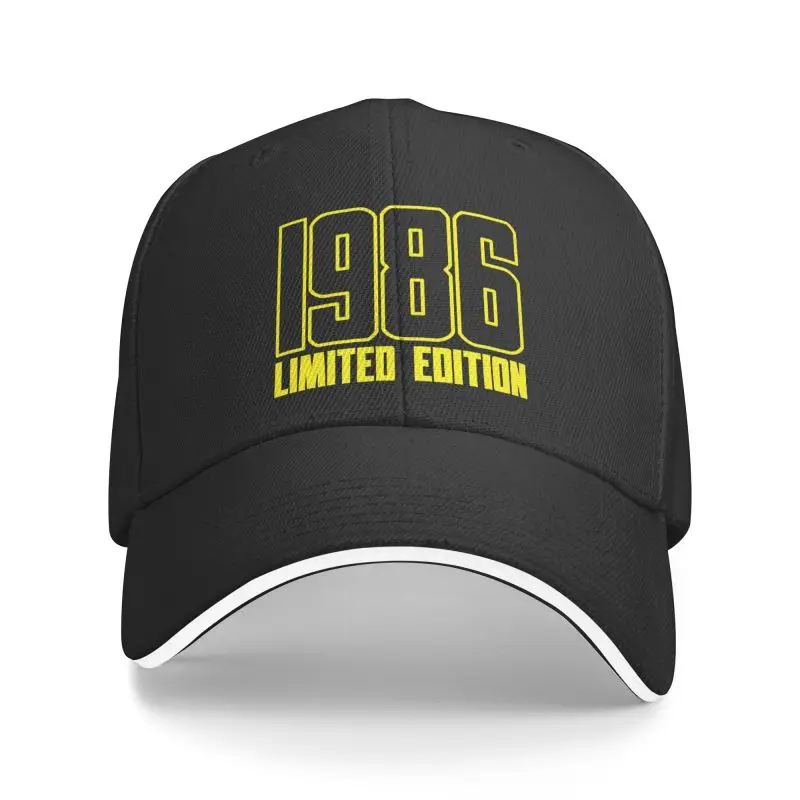 

Fashion 1986 Limited Edition Birthday Baseball Cap for Men Women Breathable Dad Hat Outdoor