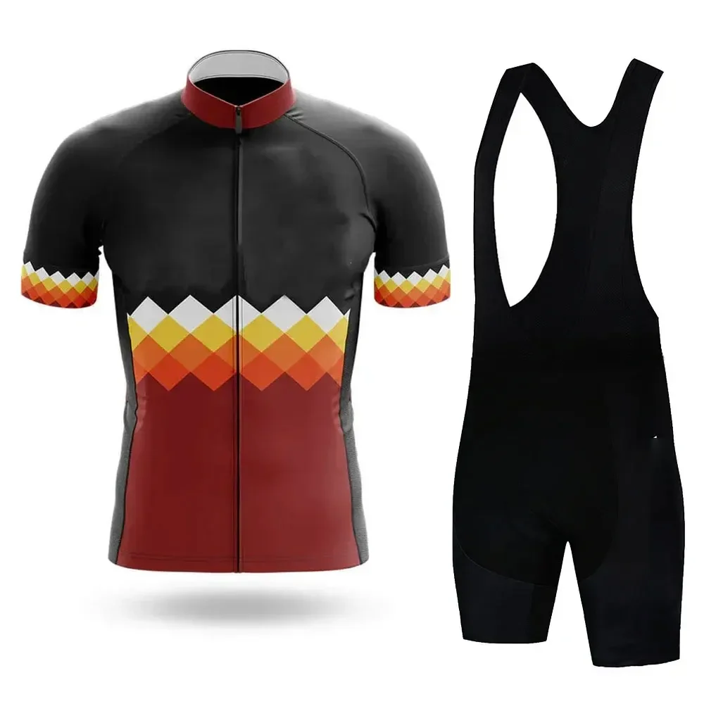 Cycling Jersey Set Men's Cycling Set Summer Outdoor Sport Bicycle Wear Clothing Breathable Bike Clothes MTB