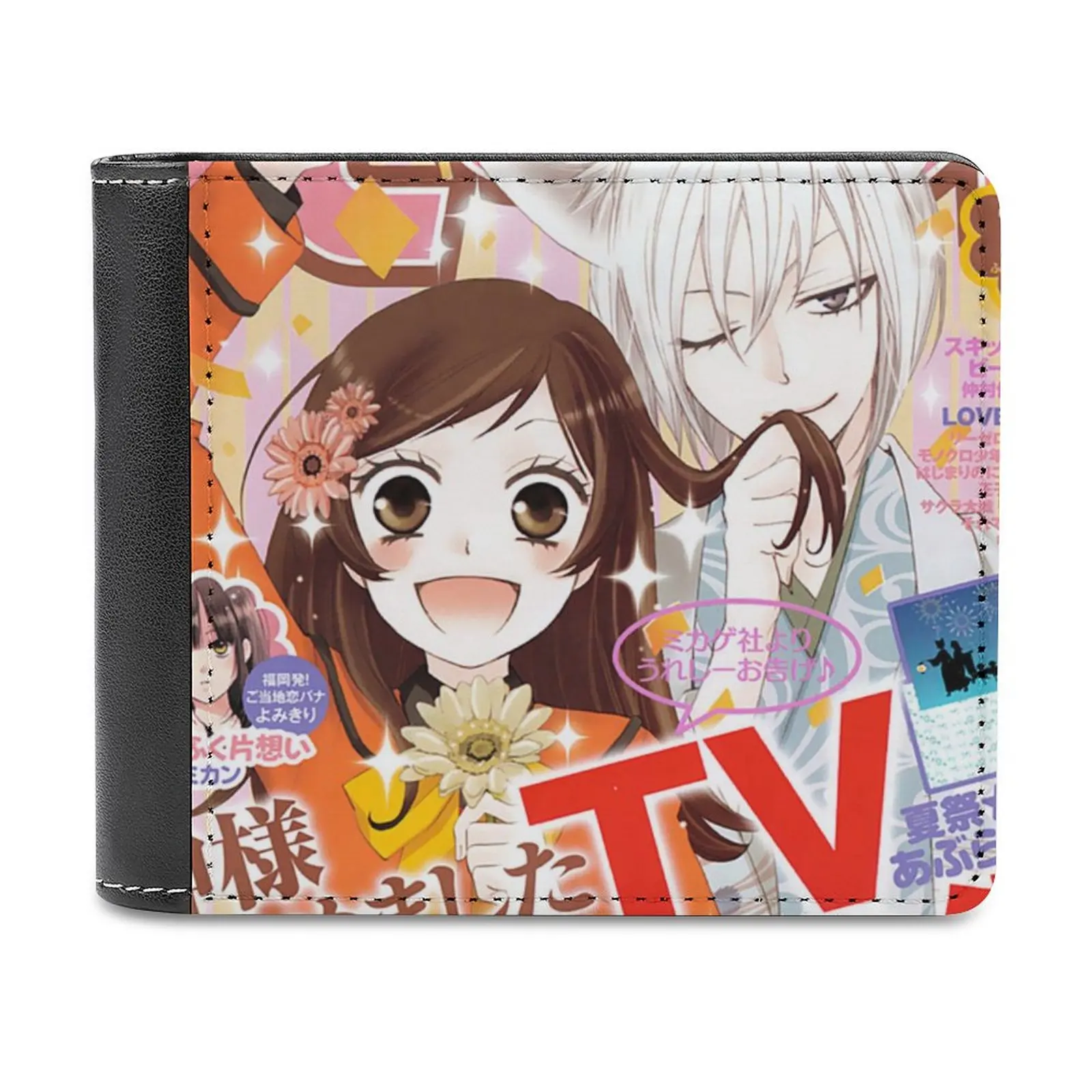 

Чехол для журнала Kamisama Kiss, мужской кошелек, кожаный кошелек, держатель для кредитных карт, короткий кошелек, аниме-постер Kamisamakiss