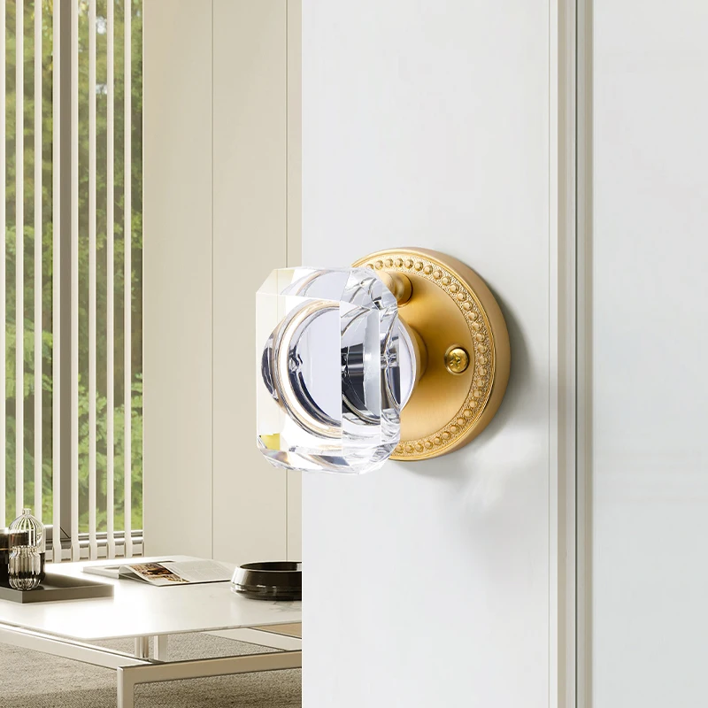 Door Knobs Privacy Door Knob House Room Hotel Apartment Bathroom Bedroom Interior Crystal Door Knobs Lock Door Knobs
