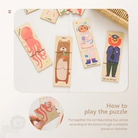 Montessori Holz Puzzle Baby Lernspielzeug – Bild 3