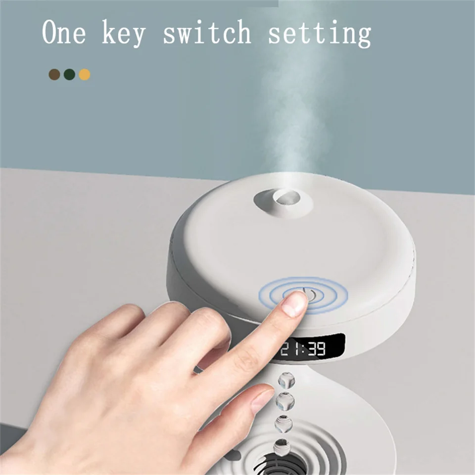 Más que un Humidificador: Un Reloj Práctico