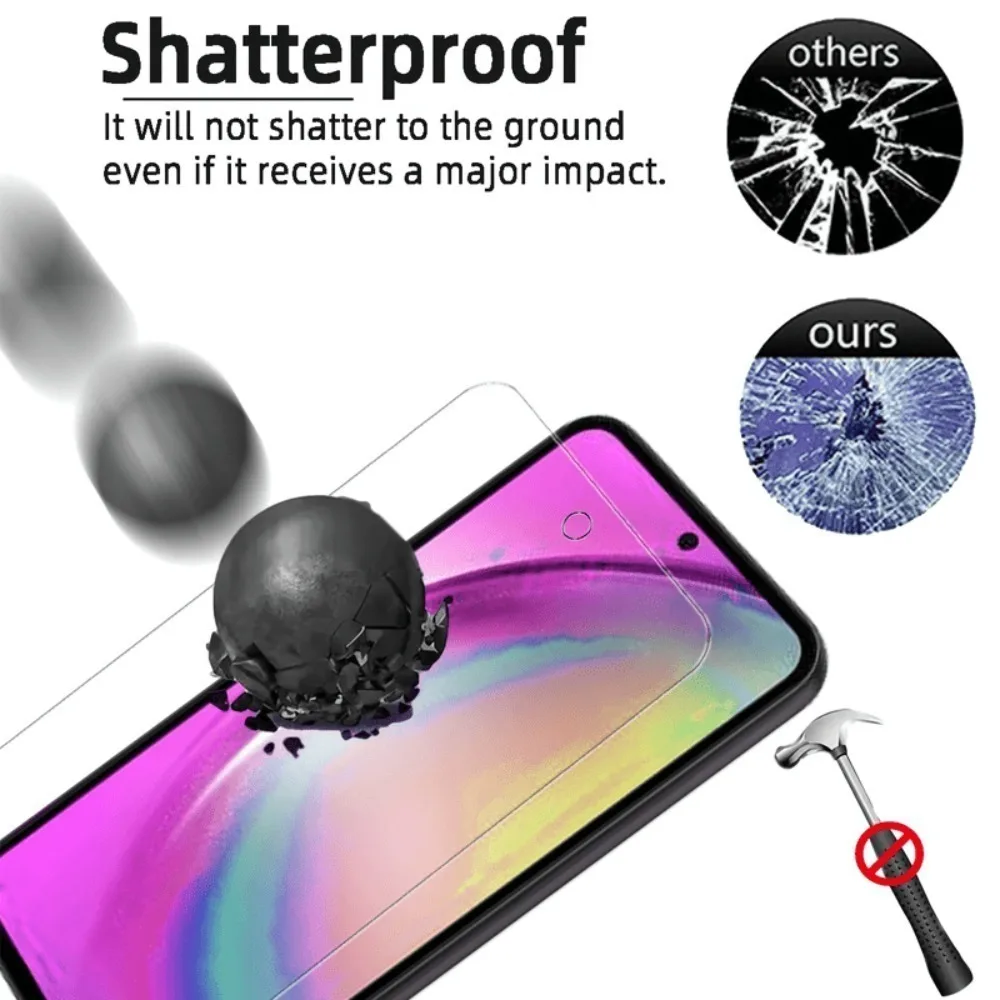 4Pcs Ultra Clear Tempered Glass for Samsung Galaxy A07 A15 A16 A17 A25 A26 A35 A36 A53 A55 A56 A73 Anti-Scratch Screen Protector