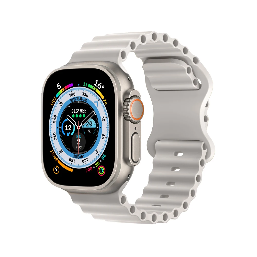 Breathable Ocean Silicone Strap