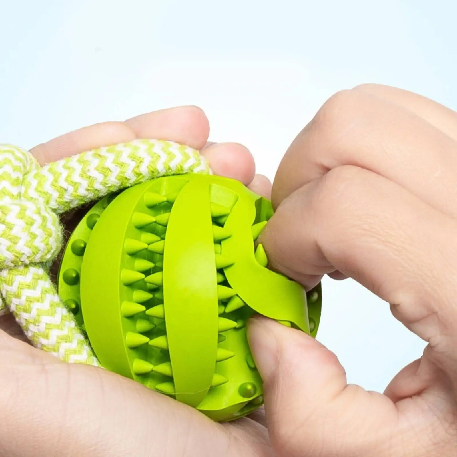 Durable Interactive Treat-Dispensing Puzzle Ball