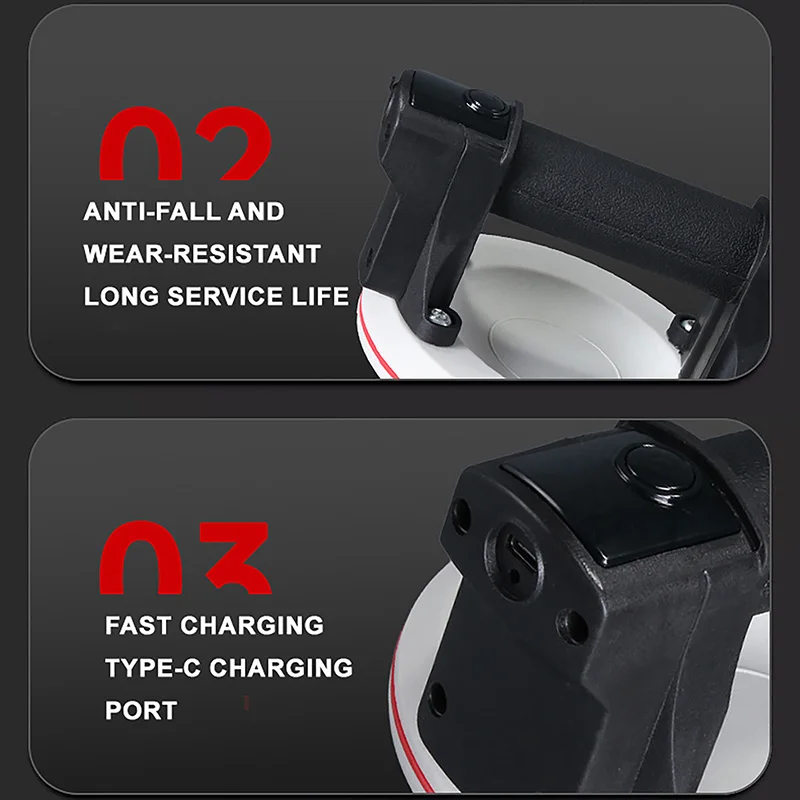 Electric Suction Cup With Plastic Box Four-layer Thickened Tubber Disc 2000mAh Battery Electric Vacuum Suction Cup Lifting Tools