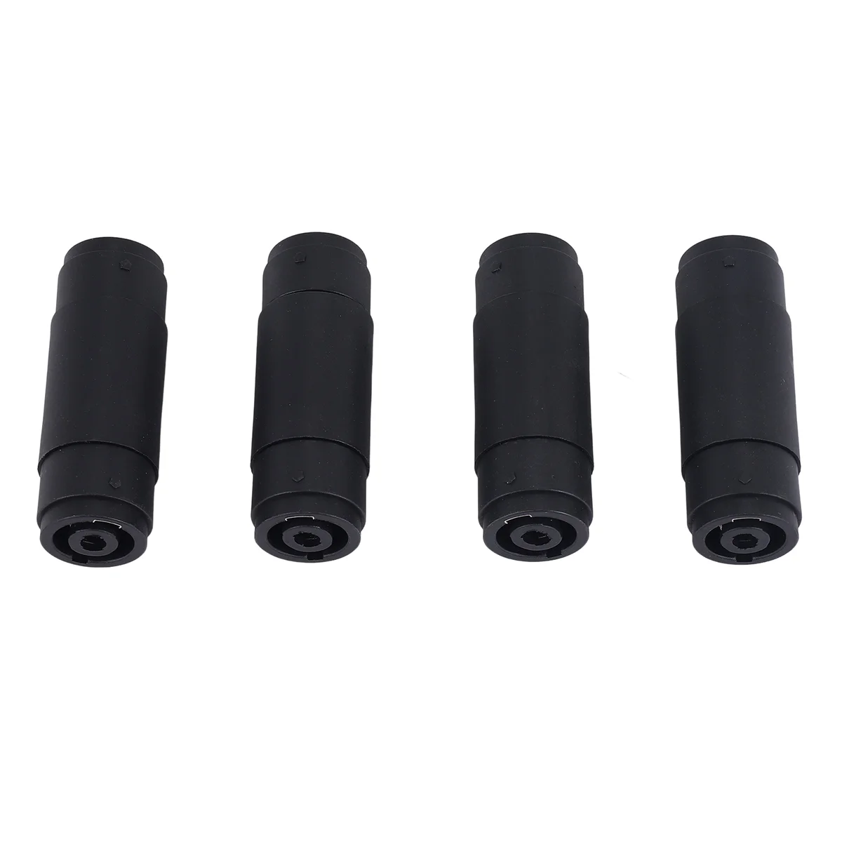 AAA87 4Pin Speaker/Amp Speakon Female to Female Plug Jack Straight Coupler Cable Connector (4 Pack)