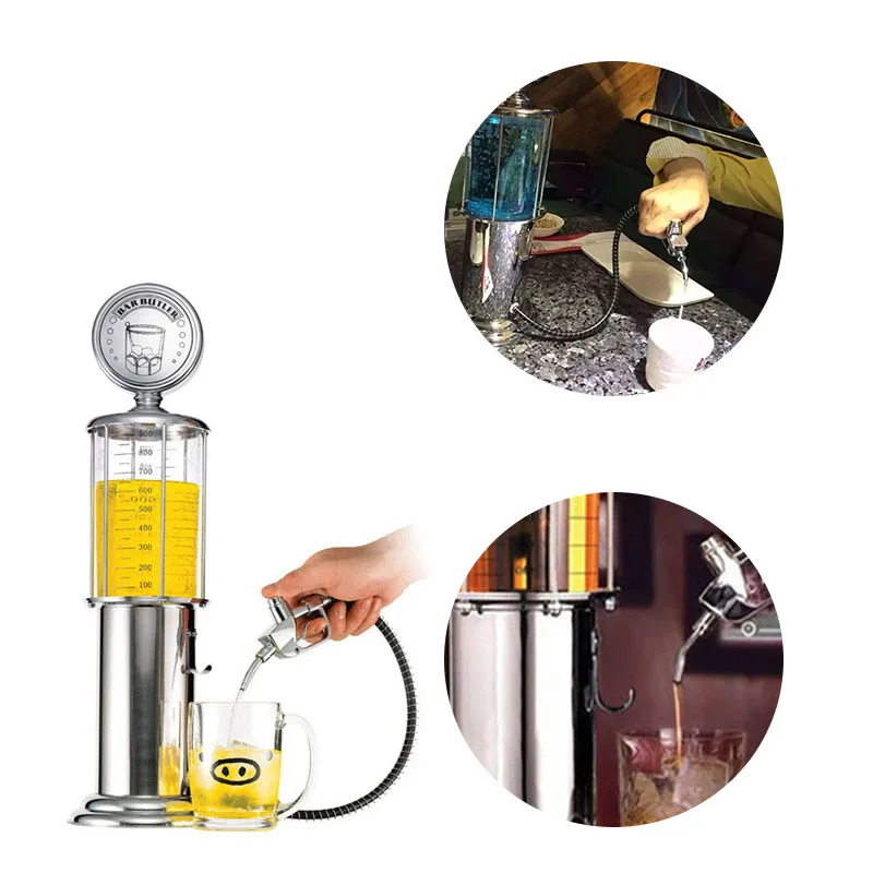 900ml Liquor Beer Alcohol Gun Pump Gas Station Bar Family Beverage Water Juice Machine Drinking Vessels Dispenser liquor dispenser