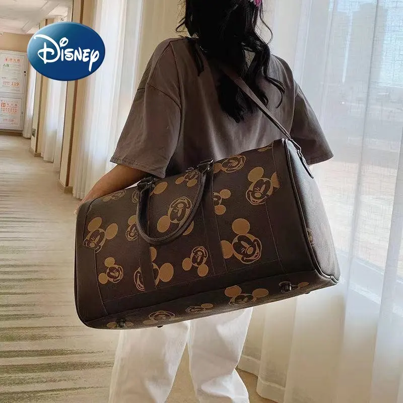 Disney Mickey New Women's Travel Tote Bag Luxury Brand Men's and