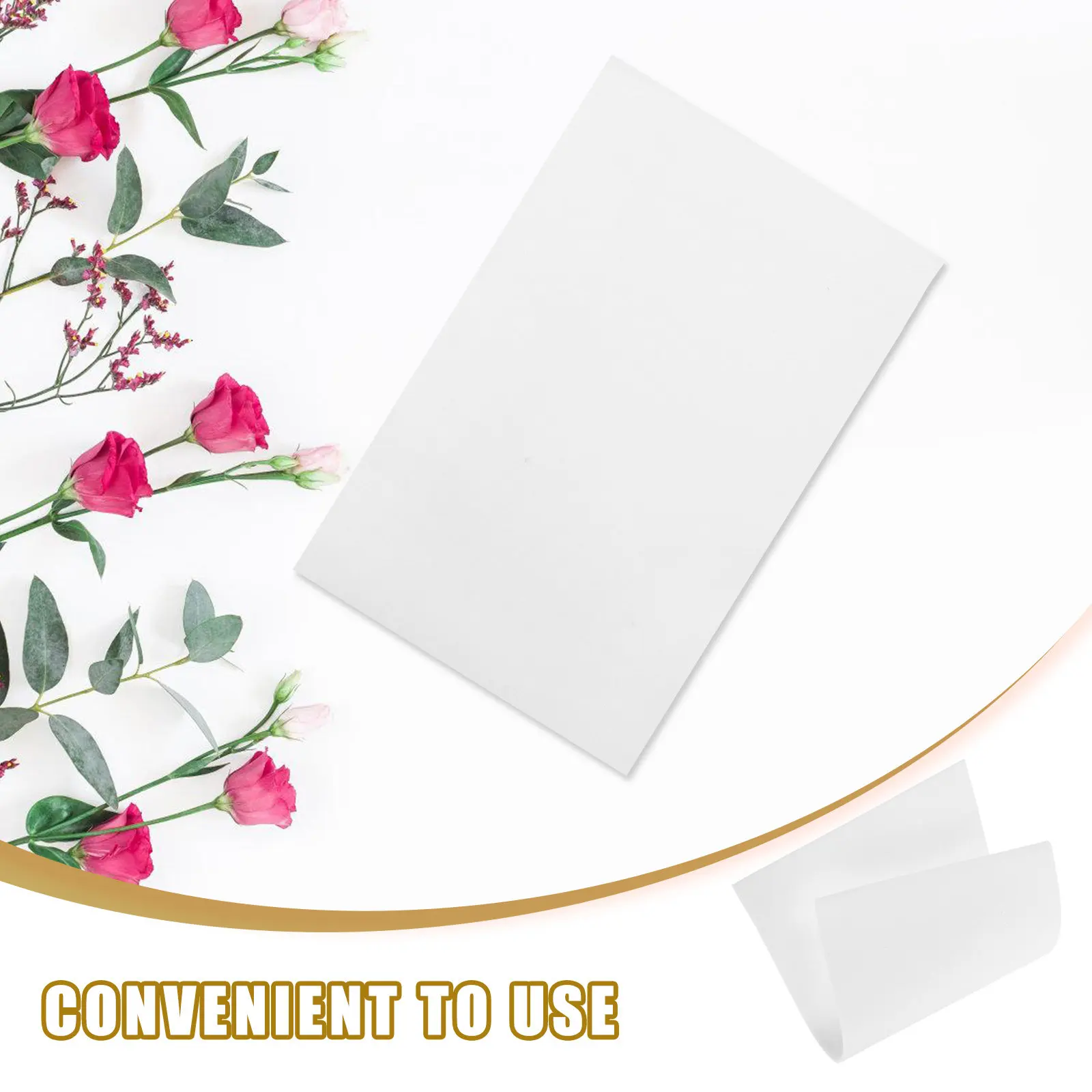 30Pcs 신선한 꽃 보습 종이 꽃 꽃다발 포장 시트 11.8x7.3 물 흡수성 면 줄기 포장 수분 공급 꽃