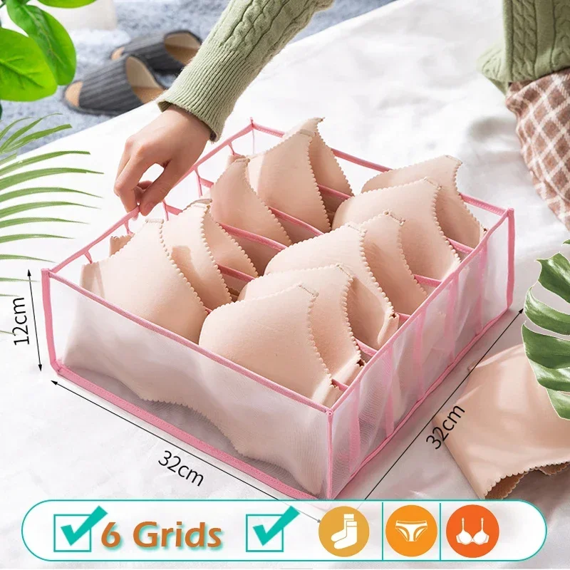 Closet Organizer Underwear Organizer for Wardrobe Clothes Cabinets Drawer Organizers Bra Socks Storage Organizer Box
