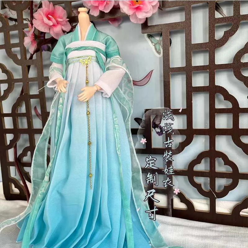 

customize 1/6 Female Classical Chinese Ancient Tradition Dress for 12inch Action Figure Model