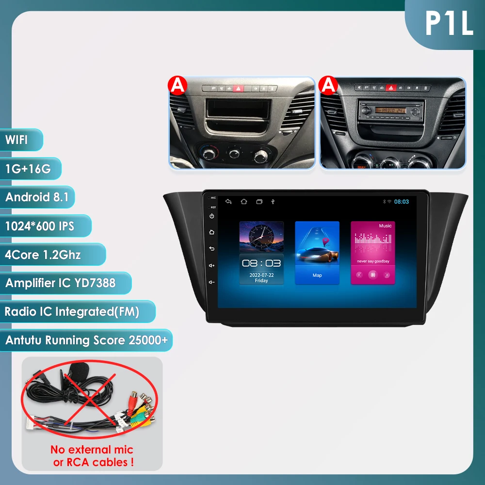 Autoradio Android 13 2Din 7 Pollici Con Carplay Wireless E Android Auto - 2GB+64GB, GPS, Bluetooth E Telecamera - Foto 9
