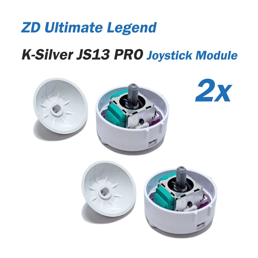 PC用ゲームコントローラー・コンバーター ZD ULTIMATE LEGEND K-Silver TMR JS13 Pro ZD Ultimate Legend Game Controller Replaceable Joystick Module