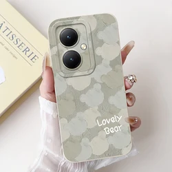 Luxury Candy Painted Soft Silicone Case - Stylish Back Cover Bumper for Vivo Y27 4G (TYbai1961)