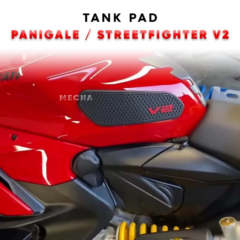 Snake Skin Tank Pads Grips Protector Stickers Decalcomania Lato Ginocchio Pad Di Trazione Del Carburante Per Ducati Panigale V2 Streetfighter V2