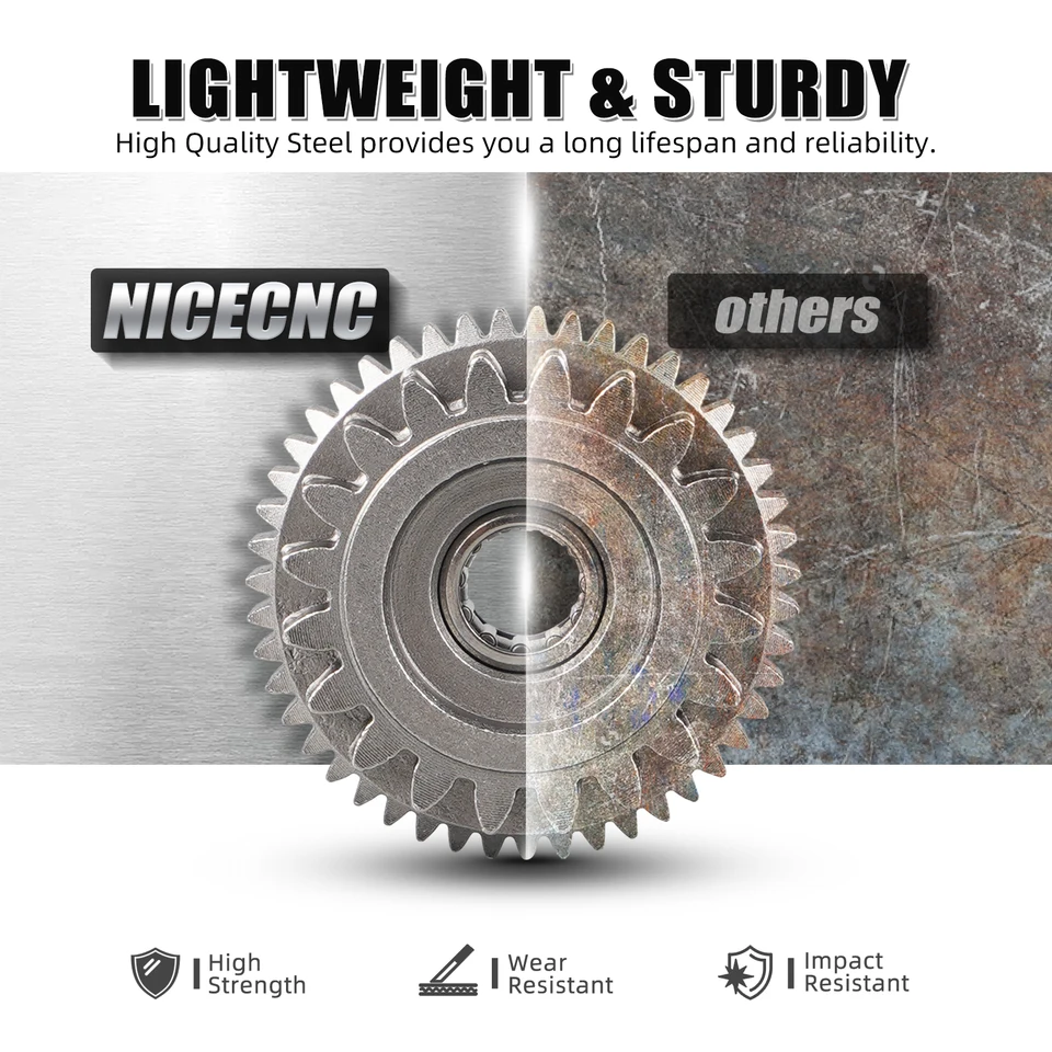 Polaris Predator 90 Parts Starter Clutch W/Gear For Polaris Scrambler Sportsman Predator 90 01-06 The Predator 2022 - Foto 8