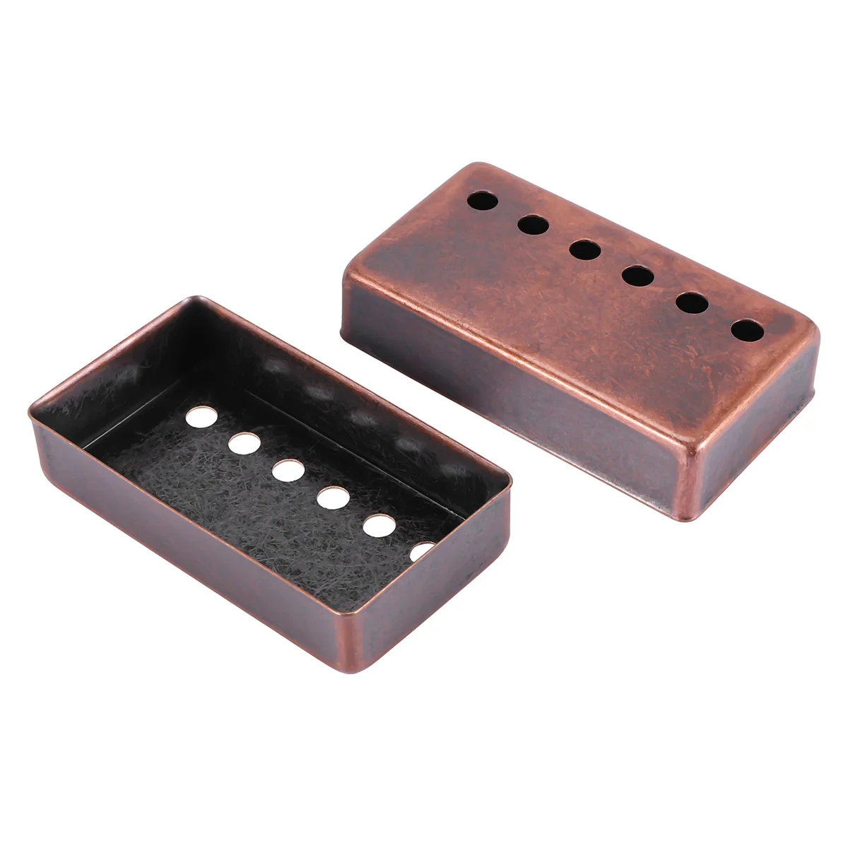 

2 Pcs BRONZE Humbucker Pickup Covers for Electric Guitar Neck Bridge
