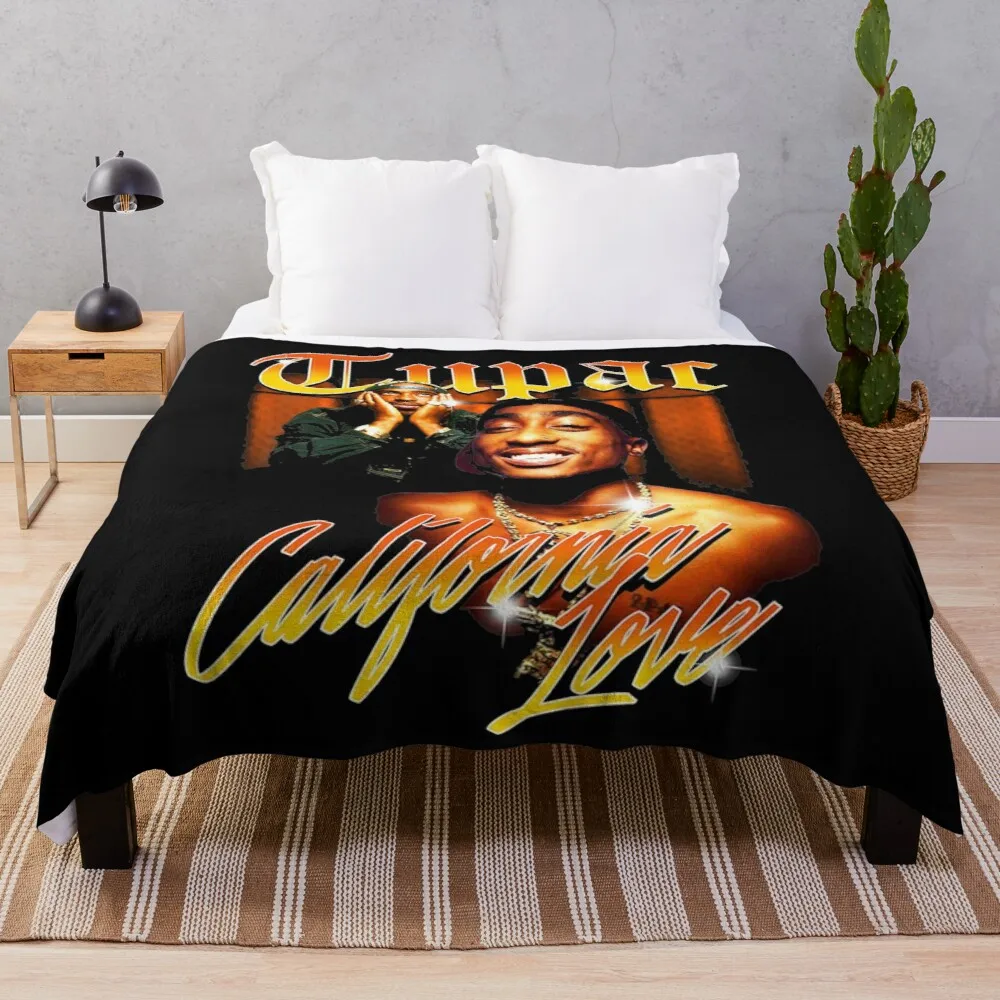 

Love Vintage California Throw Blanket Travel Blanket