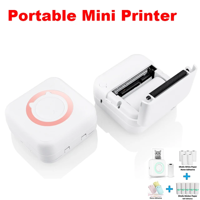 Mini Imprimante Thermique Hd Portable Sans Fil Bluetooth, 57mm, Étiquette  Photo De Poche, Impression Pour Ios/android - Imprimantes - AliExpress