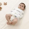 Baby Swaddle Blanket 0-6 Months Strap Protect Belly Baby Sleeping Blanket Wrap for New Born Thin-style for Summer 3