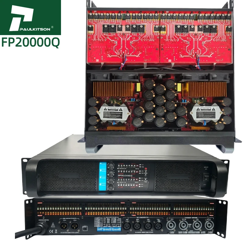 폴킷슨 FP20000Q 오디오 파워 앰프 4채널 4x1350W 10000와트 라이브 쇼 전문 디스코 DJ 오디오 스피커 서브우퍼
