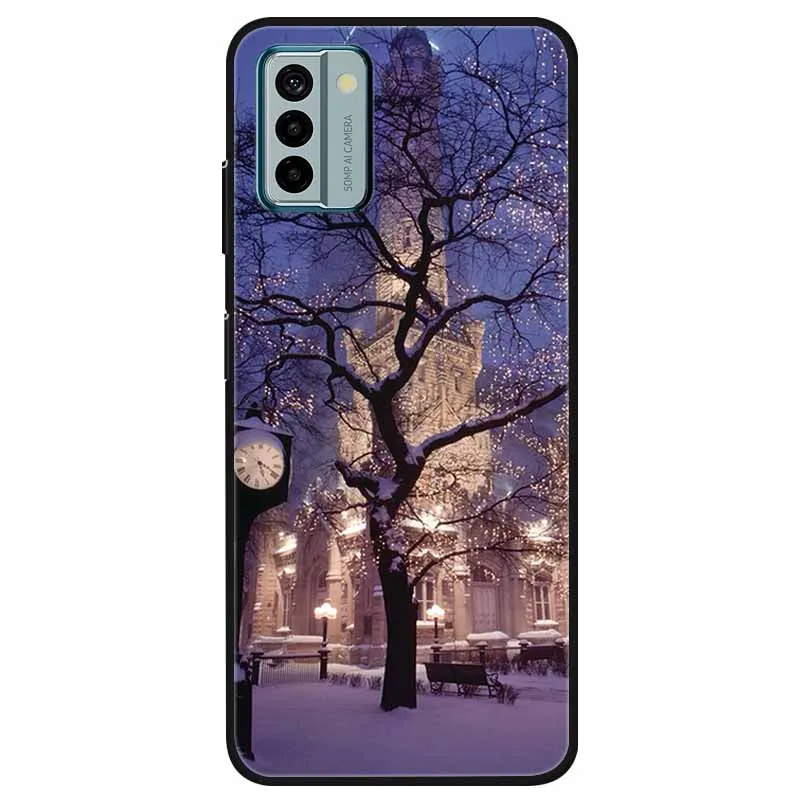 Haninsuze Cover per Nokia G42 5G Custodia Cover Pelle Libro Portafoglio con Porta Carte Magnetica Protezione Antiurto Cuoio Flip Case Custodia Cover per Nokia G42 5G, Torre