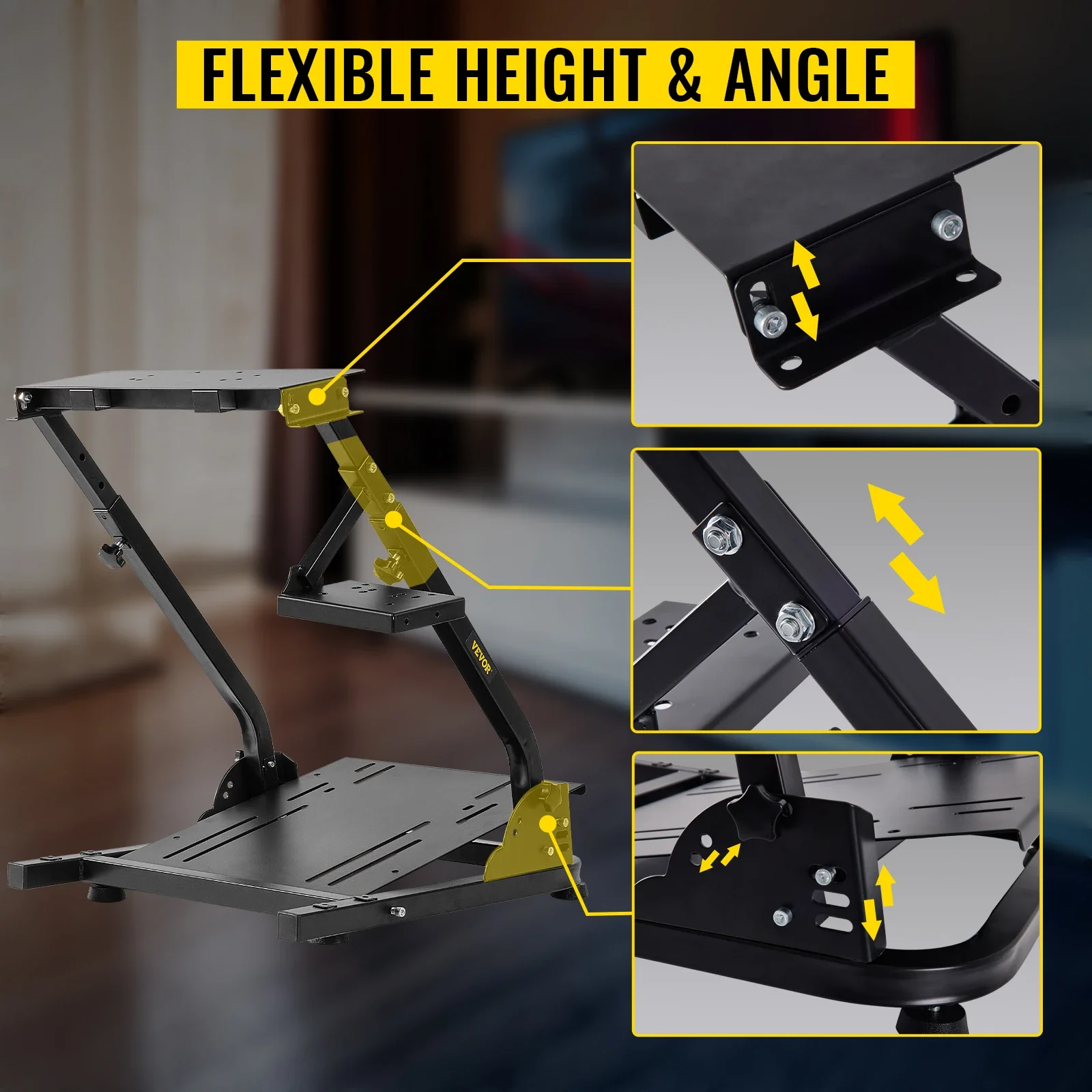 Height and angle adjustment