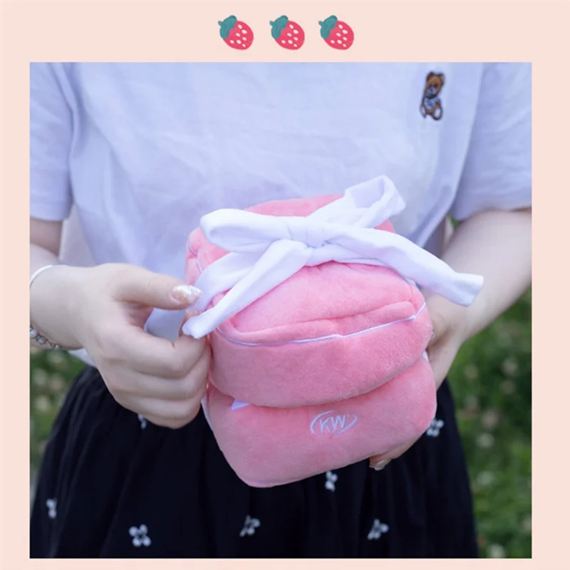 Creative Ring Box Plush Toy Love Diamond Ring Case Stuffed Couple Ring Surprise Gift Box Propose Memory Wedding Gift 5