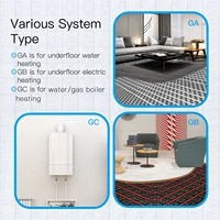 MOES WiFi Water/Electric Floor Heating Thermostat Zigbee Water Gas Boiler Temperature Control Tuya/Smart APP Alexa Google Voice - Image 2