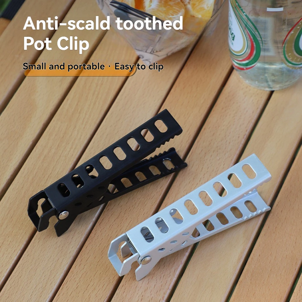 Kitchen Clip Outdoors Home Anti-hot Alloy Pot Clip Bowl Gripper Pot Food Clamp Anti-Scalding Accessories
