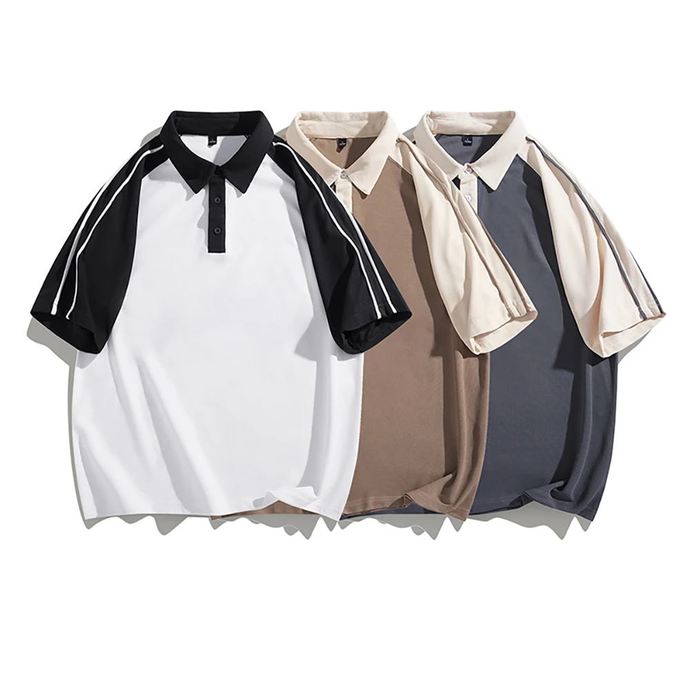 

Short-sleeved T-shirt men's summer fashion brand new large-size loose top youth printed half-sleeved T-shirt wholesale
