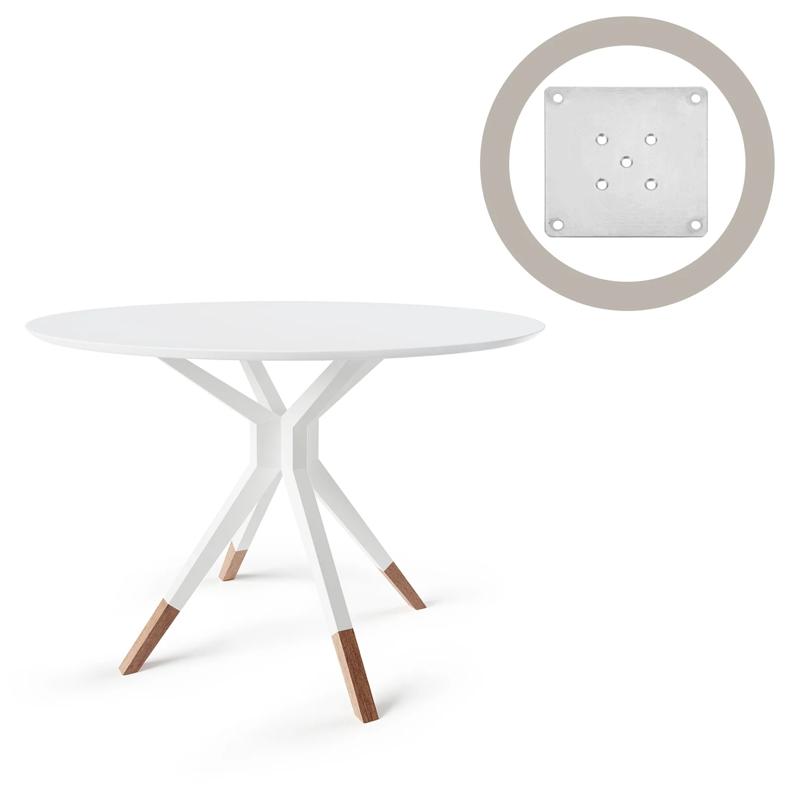 8 Pcs Furniture Sofa Legs Thickened Metal Table Connection Fixing Piece Connectors Brackets Fixed Sheet