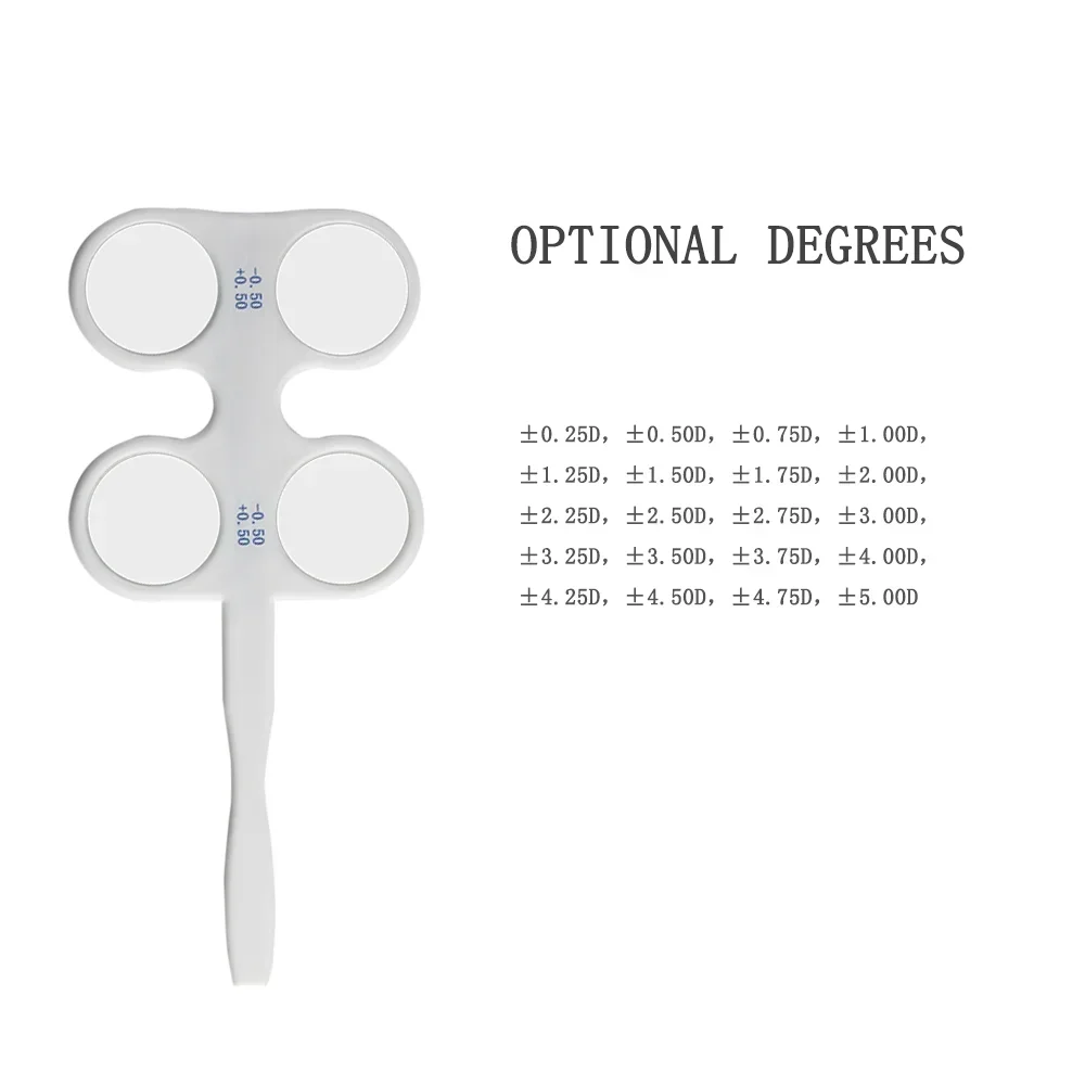 Loudly Optometry Flipper 4 렌즈 광학 플리퍼 전문 시력 검사 도구 (눈 검사 및 정시력 교육용) FL-1