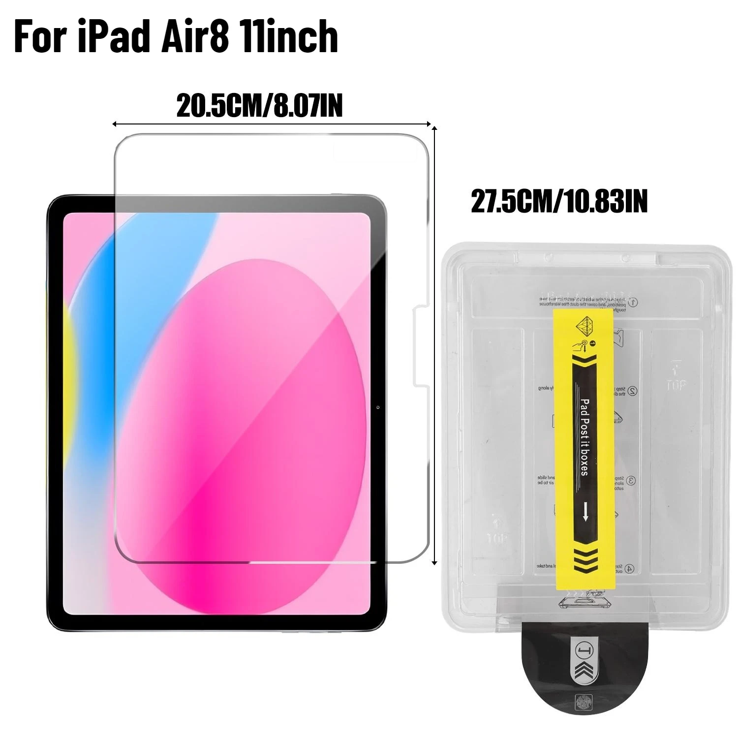Shatterproof Tempered Glass Screen Protectors for iPad Air - Easy Installation, Ultimate Protection Film
