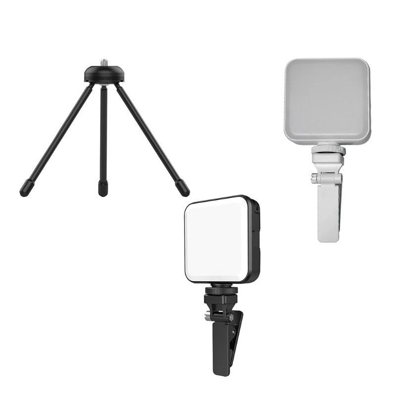 

Indispensable FL02 Video Fill Light mAh With Tripod Mini Multi-function Video Fill Light for Video Conferencing
