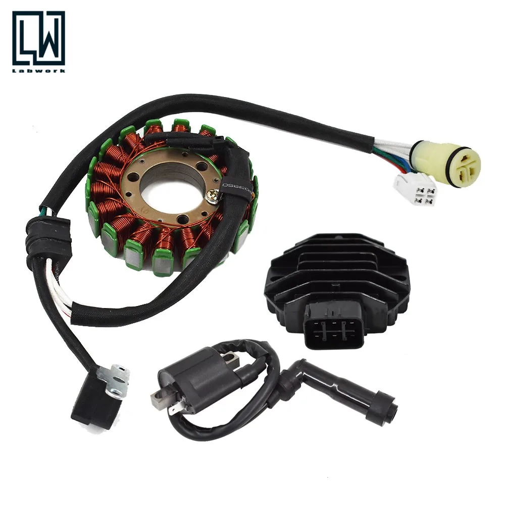 

STATOR&REGULATOR RECTIFIER for YAMAHA RAPTOR 660 YFM660 2001-2005 &IGNITION COIL