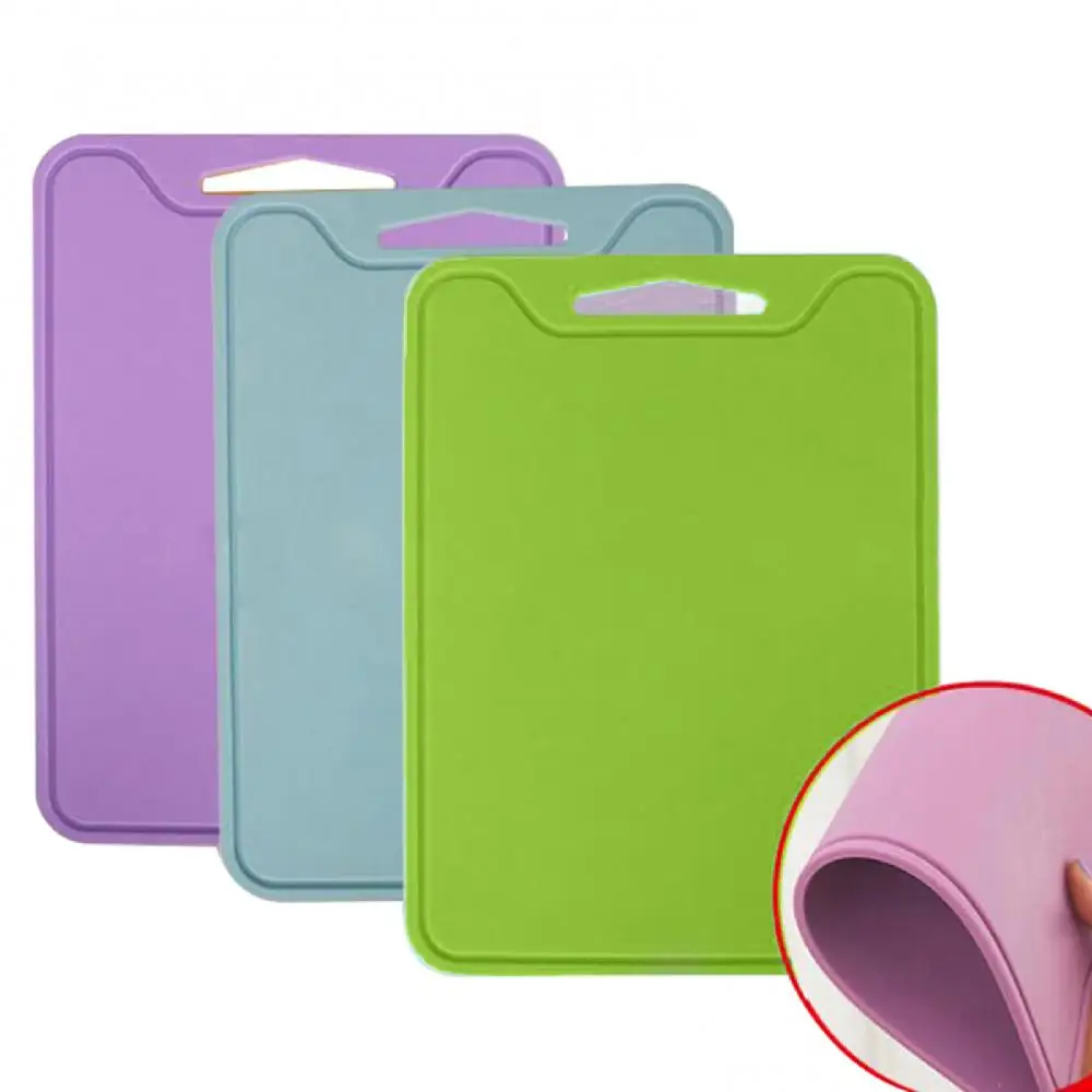 Silicon Kitchen Chopping Board  Kitchen Cutting Board Flexible - Silicone  Chopping - Aliexpress