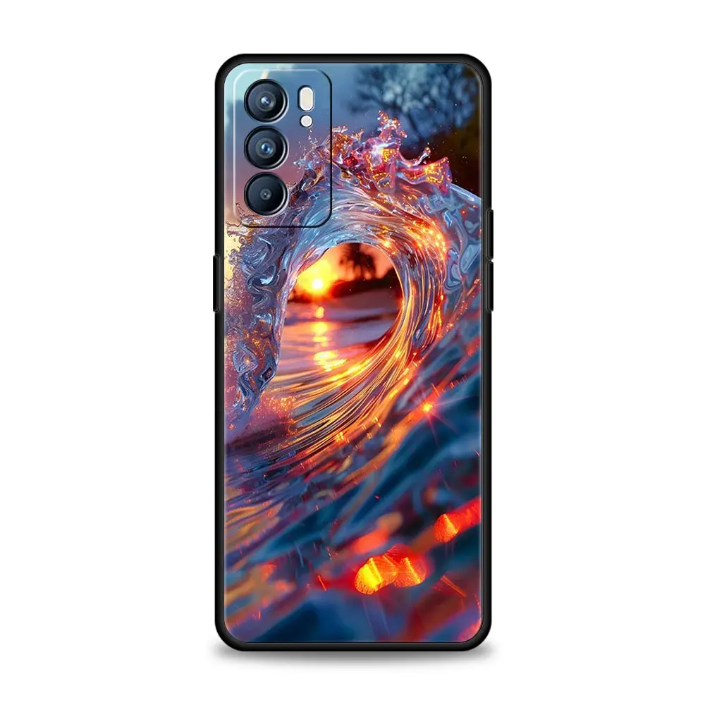 Blue Sea Ocean Waves Phone Case Cover