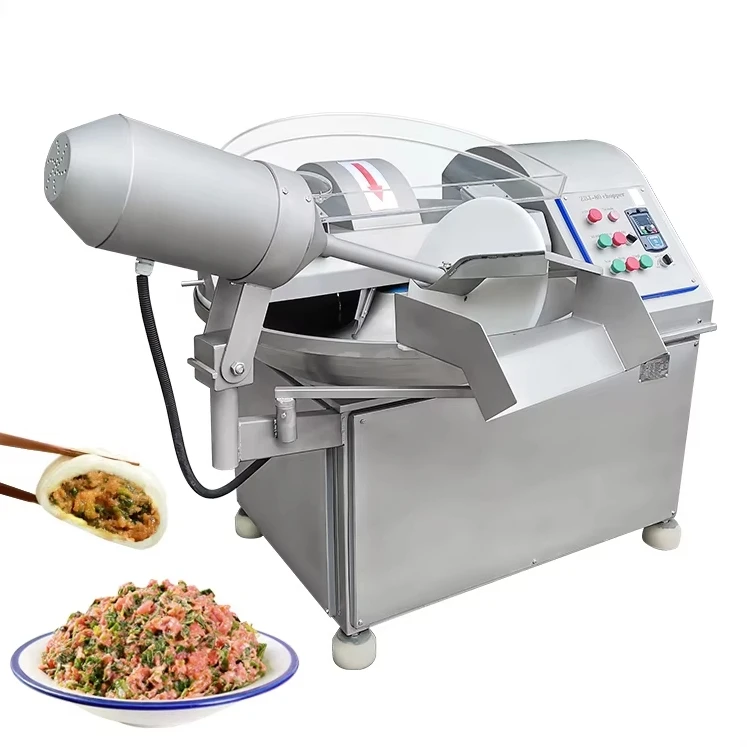 Description Picture 2 of item2024 Most Popular Commercial Meat Cutting Machine Celery Bowl Cutter Mixer