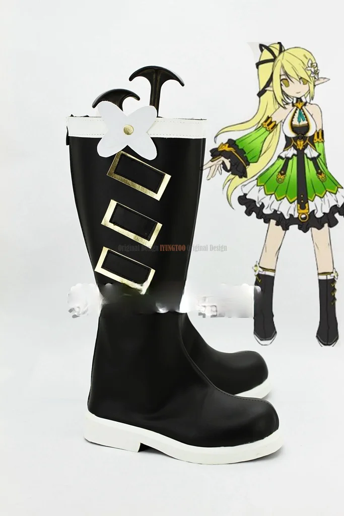 

ELSWORD Wind Sneaker Anime Characters Shoe Cosplay Shoes Boots Party Costume Prop