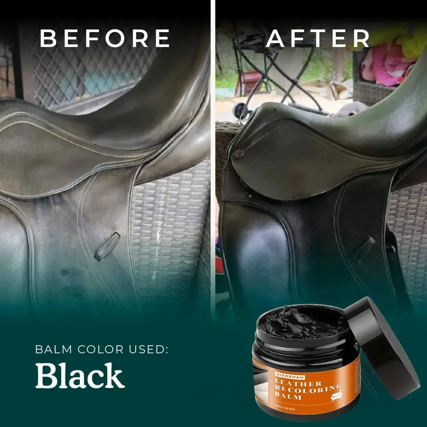 Leather Repair Gel for Car Seats and Sofas