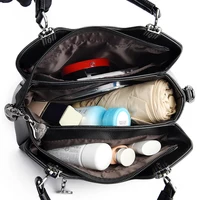 Sac à main de marque de loisirs, sacs à bandoulière pour femmes de haute qualité, sacs de créateur tendance, grande capacité, en cuir souple, sac locomotive, sac à main 3