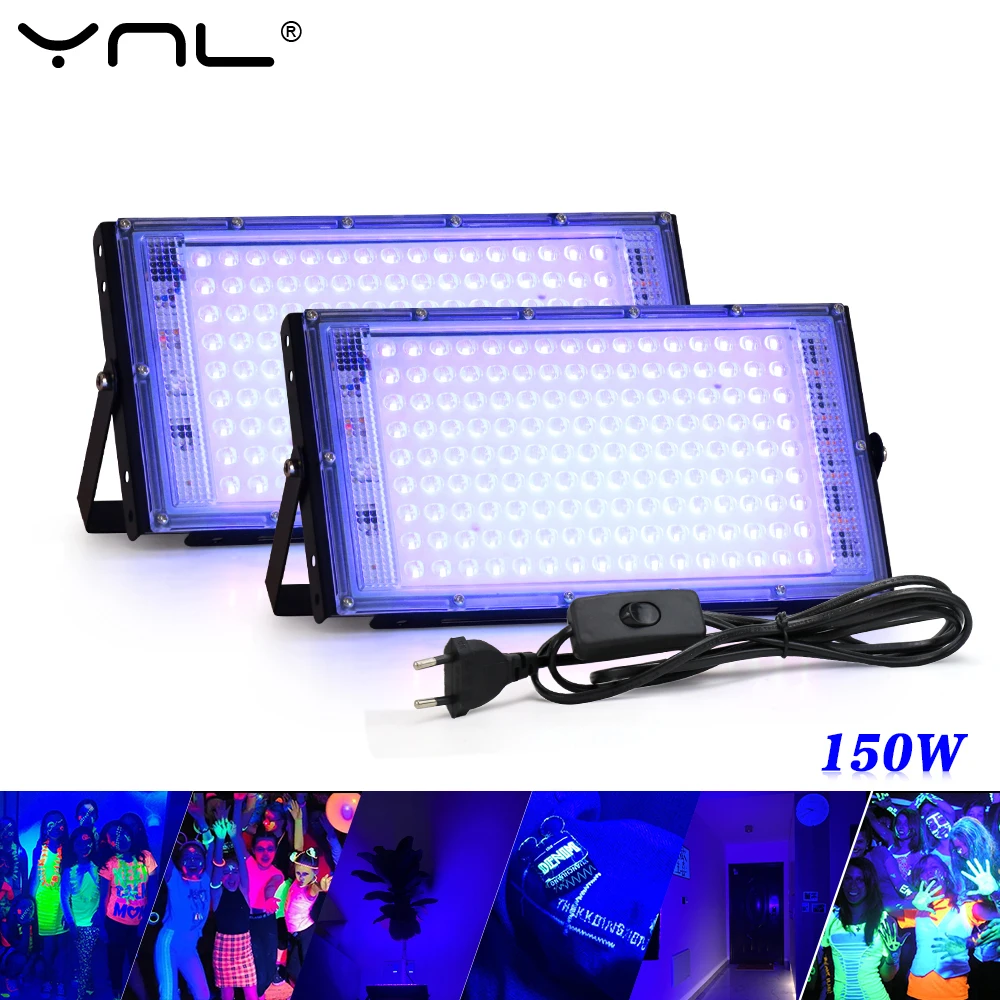 LED-UV-Gel-Härtungslampe 300W – 150 LEDs, 395+365nm, Wasserdicht IP65, Mit Schalter, Für UV-Kleber, 3D-Druck, Leiterplatten & Epoxidharz – Einfach Und Effektiv
