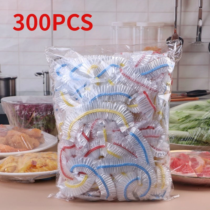Food Cover Fresh Keeping Bags Plastic Food Storage Bags Plastic Wrap Plastic Food Cover Disposable Food Cover Food Storage Bags Plastic Packaging Bags 100/200/300pcs Disposable Food Cover Plastic Bags Fruit Vegetable Fresh-Keeping Packaging Bags