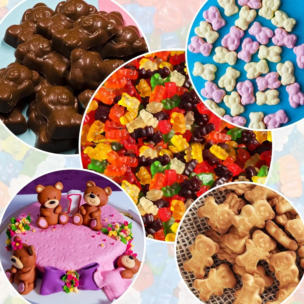 Stampi Per Dolci E Caramelle 5 Stampi Per Cioccolatini In Silicone