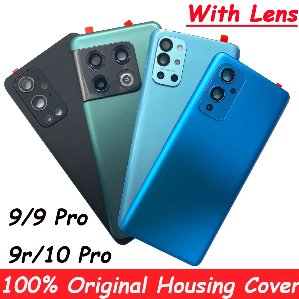 

100% Original For Oneplus 10 Pro NE2210 Battery Back Cover Glass Rear Door Replacement Housing STICKER Adhesive For 1+ 9 Pro 9R