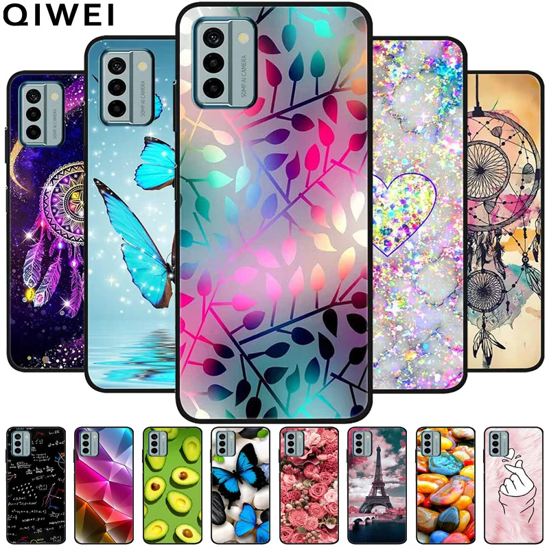 Per Nokia G42 / G22 / G21 / G11 Custodia Cool Black Bumper Cover Morbida In Silicone Per Nokia G42 5G Custodie Per Telefoni G 42 Fashion Funda Capa