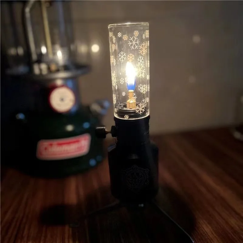 GOPEAK Camping Gas Light Metal Threaded Base Camp Ambiance Candle Light For Outdoor Camping