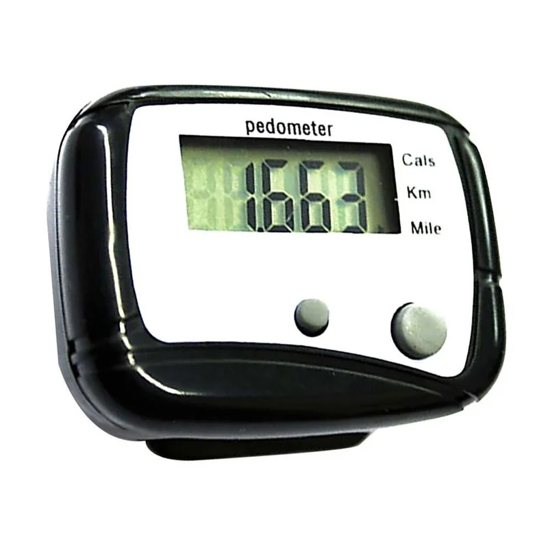 3D Pedometer Multifunctional LCD Pedometer Step Calorie Kilometer Counter Walking Pedometer Pocket Digital Clip Mini Running accessory